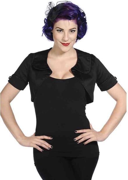 Dancing Days - TRIM Bolero - S - Zwart