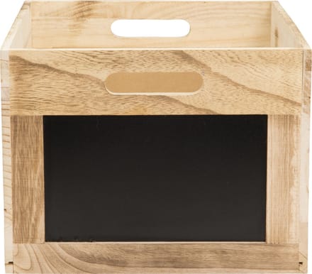 Securit® Vintage krijtbord-houten kist