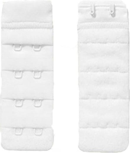 Beha Verlengstuk / Verlenger 2 Haaks Wit (2 Pack)