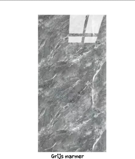Zelfklevend muurtegelsticker marmerlook Grijs (10 stuks)