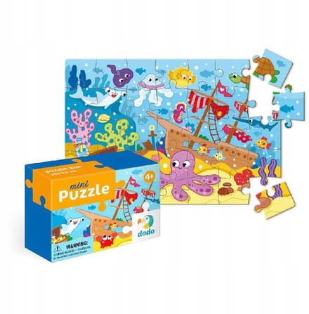 Minipuzzel Zeeleven 35 Stukjes - Vanaf 3 jaar