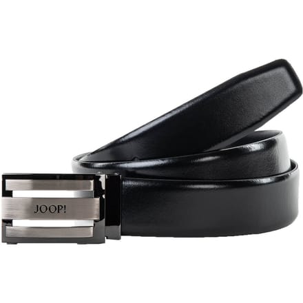 JOOP! Leren Riem Coll. Belt Adjustable 3,5 CM W95 Black Zwart