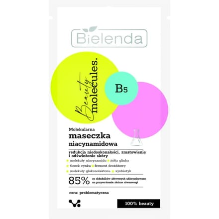 Bielenda Beauty Molecules Molecular Niacinamide Mask 8 g