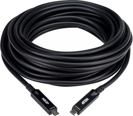 ATEN UE3410F USB-kabel 10 m USB C 10 Gbit/s 60 W Zwart