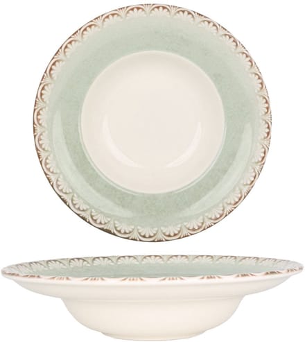 By Bone Pastabord - Rome - Porselein - 27 cm (500cc) - set van 2