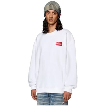 Heren Truien A11591 DIESEL Truien Wit XL