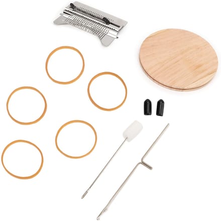 Stopmachines Multifunctioneel Repareer Beschadigde Kleding Kleine Weefgetouwen Kit voor DIY Knutsels 21-needle white
