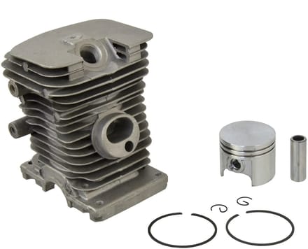 GEKO Cylinder en zuiger set - 37 mm - eenvoudig te monteren - chromen binnenkant