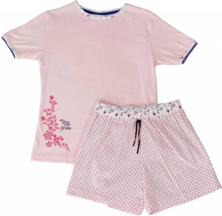 Angelfish Meisjes Shortama Licht Roze Maten: 104