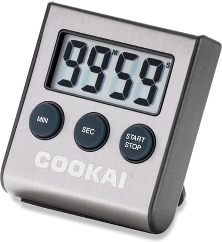 Digitale Timer, RVS, Grijs - Cookai