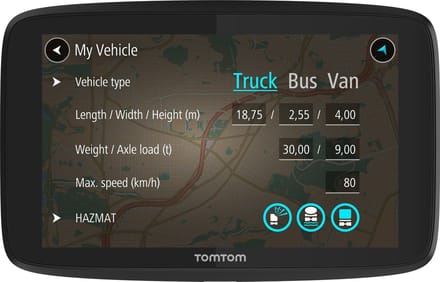 TomTom GO Professional 620 - Vrachtwagennavigatie - Europa