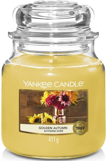 Yankee Candle Golden Autumn Medium Jar