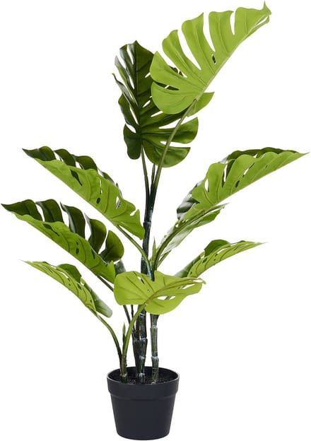 MONSTERA PLANT - Kunstplant - Groen - 94 cm - Synthetisch