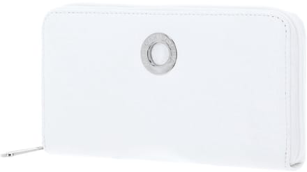 MANDARINA DUCK portemonnee Mellow Leather Zip Around Wallet Blanc wit