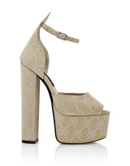 Sandalen Hoge Hakken Monogram