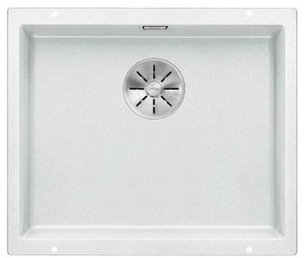ingebouwde spoelbak 50cm silgranit - blanco - 523436