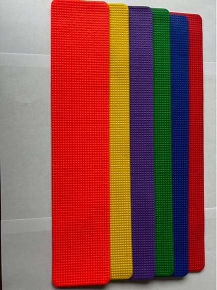 Vloermarkeringen - 6x strip rechthoek - vloermarkering