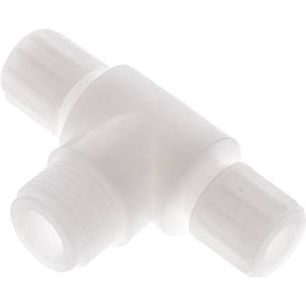 8x6mm & G1/2'' PVDF T-stuk Knelfitting Buitendraad 10bar