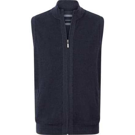 Gebreide bodywarmer AMOTASSI donkerblauw