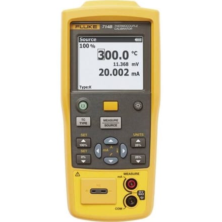 Fluke 714B Kalibrator Temperatuur, Spanning
