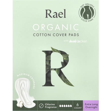 Rael, Biologische katoenen hoeslakens, extra lang 's nachts, 6-pack white
