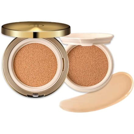 IOPE Super Vital Cushion 16g × 2 (Hoofd + Navulling) SPF45 (2 Opties) 23 Natural Beige brown