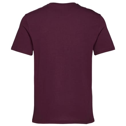 Lyle & Scott effen T-shirt in bordeauxrood