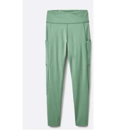 Rab Talus Tights Trailrunning Dames (Maat - 8, Kleur - Dark Fig Green)