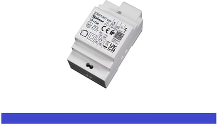 TRAFO - PRI 220 V -> SEC 12 V / 1 AMP - GOLMAR - TF-104 - DIN RAIL MONTAGE - UNIVERSELE VOEDINGSEENHEID