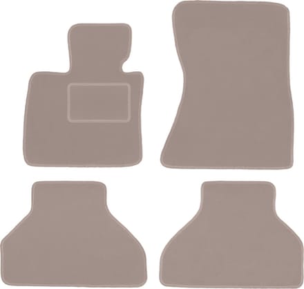 Beige velours vloermatten voor: BMW X6 E71 SUV (2008-2014)