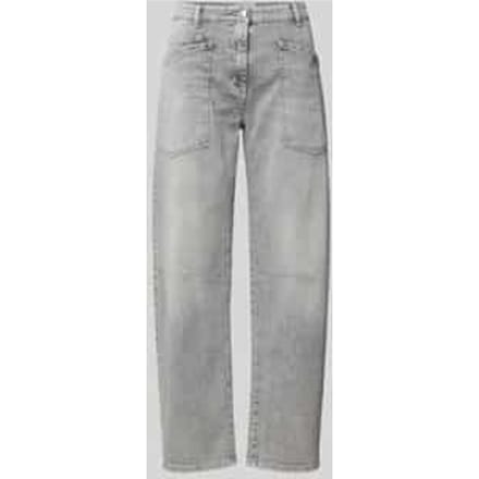 barrel fit jeans van katoenmix model 'OCEAN'