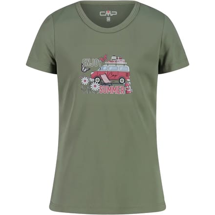 T-shirt techniek bedrukt meisje CMP