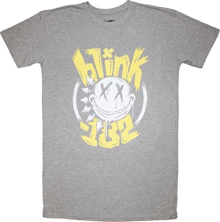 Blink-182 - Big Smile Korte jurk - XS - Grijs