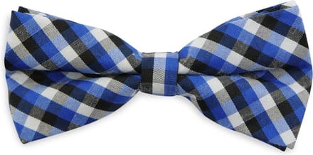 We Love Ties - Strikken - Kinderstrikje Ruben Ruit junior - blauw / zwart / wit
