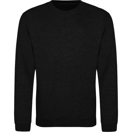 Just Hoods - AWDis Sweat - Black Smoke maat M
