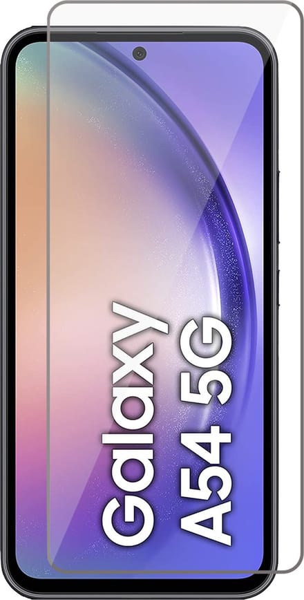 Screenprotector geschikt voor Samsung Galaxy A54 - Gehard Glas Beschermglas Tempered Glass Screen Protector