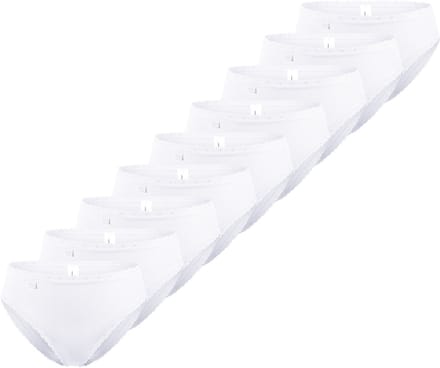 sloggi Dames tai slip 9 pack 24/7 Cotton Lace