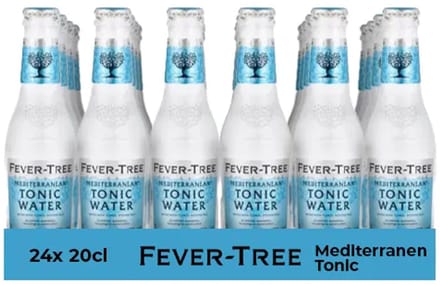 Fever tree mediterranen tonic water flesje (24x 20cl)