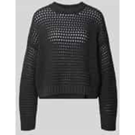 Relaxed fit pullover met ajourpatroon