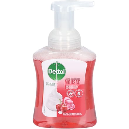 Dettol Zachte Mousse Roos&Kersenbloem 250ml