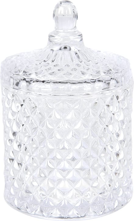 Clayre & Eef Glazen potje Ø 8x13 cm Glas Rond Potje
