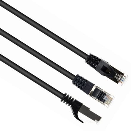 CablExpert PP6-0.5M/BK - Netwerkkabel, FTP Cat6, zwart