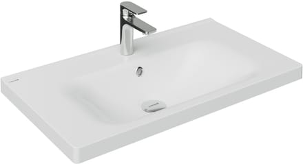 CREAVIT Eksen Wastafel – 80 cm – Wit