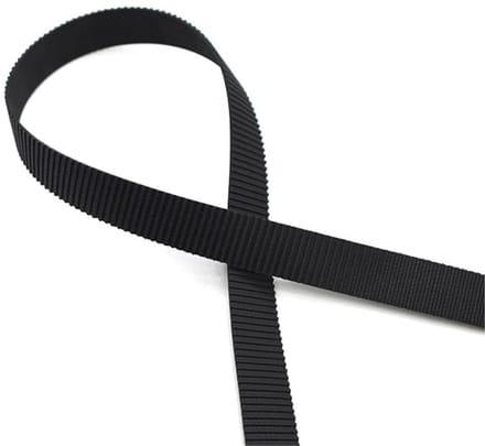 Distributieriem MXL - Transmissieriem Rubber - Machine Aandrijving - Open-Einde Ontwerp - 10mm Breed - Zwart