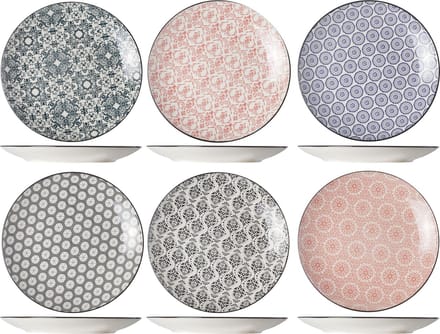 Cosy&Trendy Delirio Dinerbord - Ø 23.5 cm - Set-6