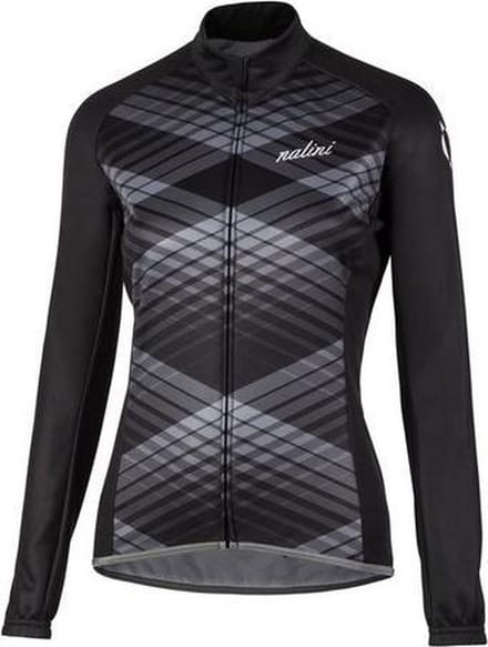 Nalini Lady Ti Fietsshirt - Dames - Maat S - Zwart/Grijs