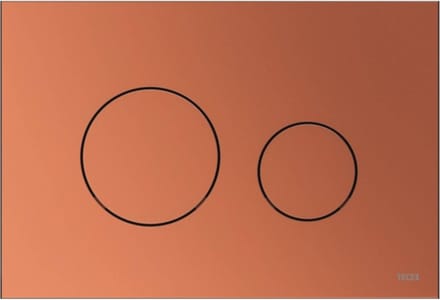 TECE Loop bedieningspaneel roodbrons metallic voor TECE Profil