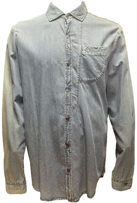 Cast Iron Overhemd - Blauw - Maat XXL