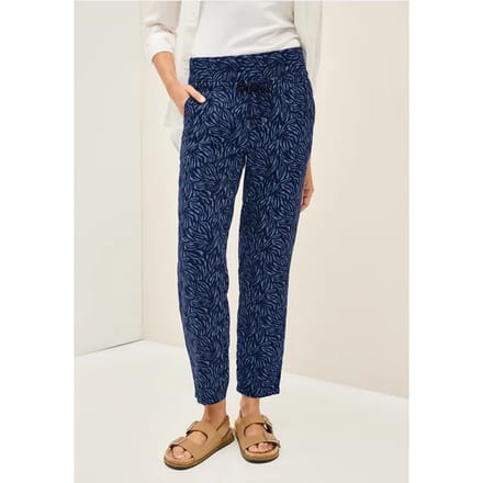 Gedessineerde Loose Fit broek