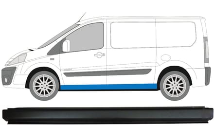 Volledige dorpel voor Citroen Jumpy 2007-2016 / Links